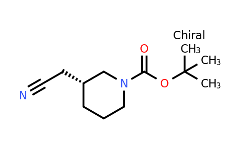 CAS 1039361-80-2 | (R)-tert-Butyl 3-(cyanomethyl)piperidine-1-carboxylate