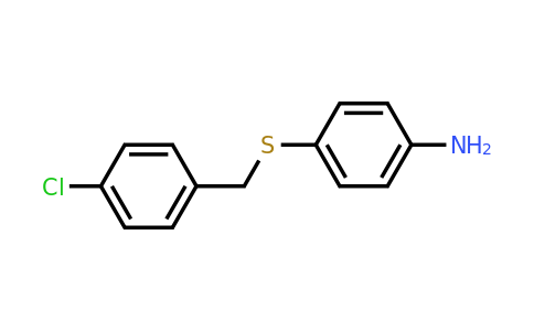 CAS 103977-34-0 | 4-((4-Chlorobenzyl)thio)aniline