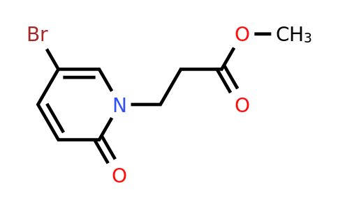 CAS 1039804-83-5 | Methyl 3-(5-bromo-2-oxo-1,2-dihydropyridin-1-yl)propanoate