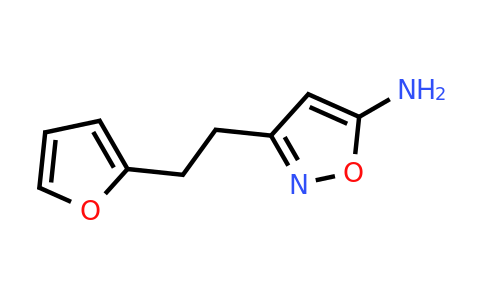 CAS 1039833-44-7 | 3-[2-(Furan-2-yl)ethyl]-1,2-oxazol-5-amine