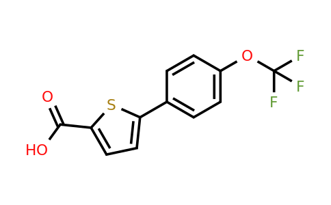 CAS 1039859-73-8 | 5-[4-(Trifluoromethoxy)phenyl]thiophene-2-carboxylic acid