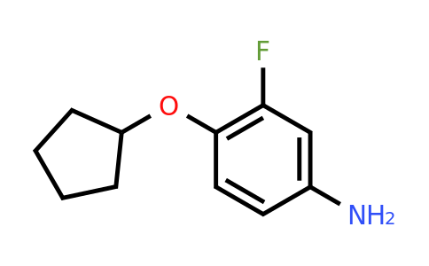 CAS 1039868-84-2 | 4-(cyclopentoxy)-3-fluoro-aniline