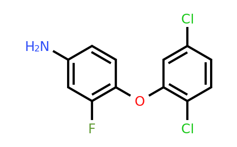 CAS 1039869-08-3 | 4-(2,5-Dichlorophenoxy)-3-fluoroaniline