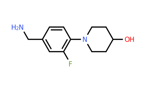 CAS 1039892-60-8 | 1-[4-(Aminomethyl)-2-fluorophenyl]piperidin-4-ol