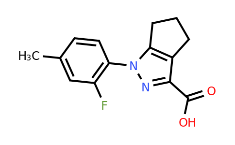 CAS 1039900-17-8 | 1-(2-Fluoro-4-methylphenyl)-1H,4H,5H,6H-cyclopenta[c]pyrazole-3-carboxylic acid