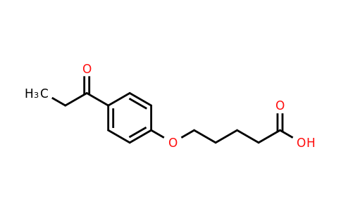 CAS 1039915-79-1 | 5-(4-Propanoylphenoxy)pentanoic acid