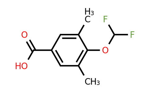 CAS 1039927-58-6 | 4-(Difluoromethoxy)-3,5-dimethylbenzoic acid