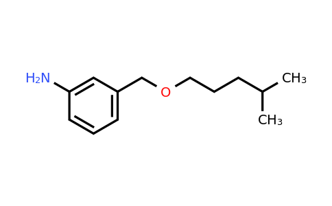 CAS 1039947-92-6 | 3-{[(4-methylpentyl)oxy]methyl}aniline