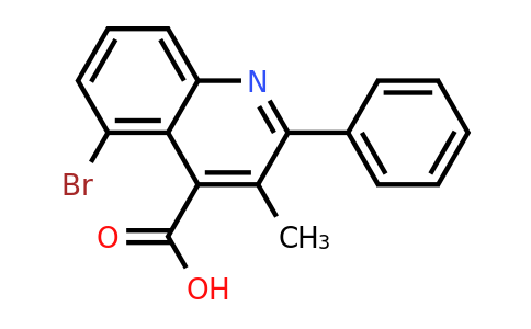 CAS 1039991-46-2 | 5-Bromo-3-methyl-2-phenylquinoline-4-carboxylic acid