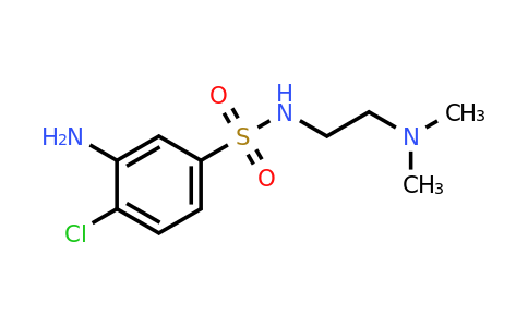 CAS 1040026-00-3 | 3-Amino-4-chloro-N-(2-(dimethylamino)ethyl)benzenesulfonamide
