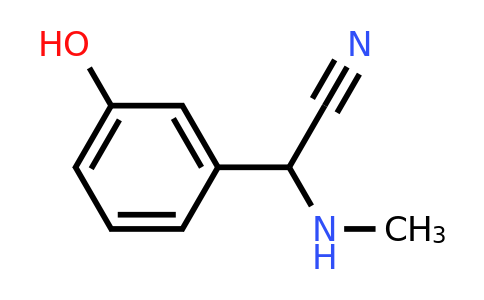 CAS 1040056-60-7 | 2-(3-Hydroxyphenyl)-2-(methylamino)acetonitrile