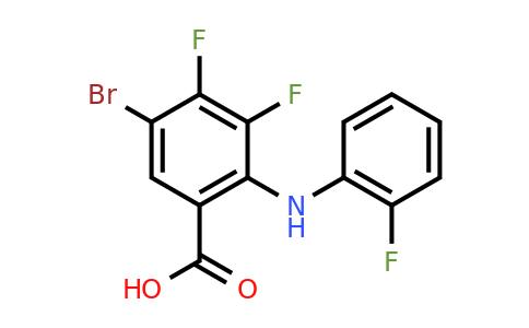 CAS 1040246-49-8 | 5-Bromo-3,4-difluoro-2-((2-fluorophenyl)amino)benzoic acid