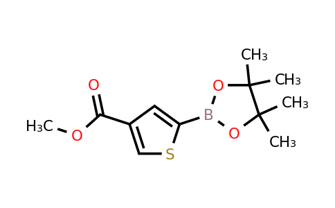 CAS 1040281-86-4 | Methyl 5-(4,4,5,5-tetramethyl-1,3,2-dioxaborolan-2-YL)thiophene-3-carboxylate