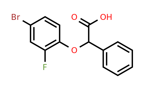 CAS 1040314-50-8 | 2-(4-Bromo-2-fluorophenoxy)-2-phenylacetic acid