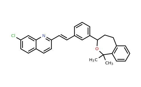 CAS 1040351-42-5 | (E)-2-(3-(1,1-Dimethyl-1,3,4,5-tetrahydrobenzo[c]oxepin-3-yl)styryl)-7-chloroquinoline