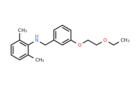CAS 1040686-66-5 | N-(3-(2-Ethoxyethoxy)benzyl)-2,6-dimethylaniline