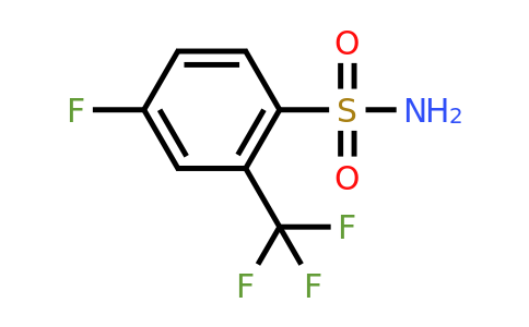 CAS 1040687-55-5 | 4-Fluoro-2-(trifluoromethyl)benzenesulfonamide
