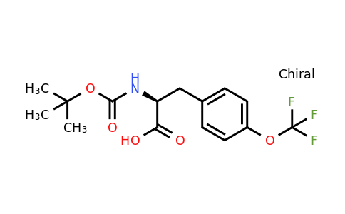 CAS 1041011-20-4 | (2S)-2-[(Tert-butoxy)carbonylamino]-3-[4-(trifluoromethoxy)phenyl]propanoic acid