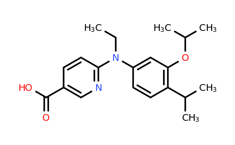 CAS 1041186-79-1 | 6-(Ethyl(3-isopropoxy-4-isopropylphenyl)amino)nicotinic acid