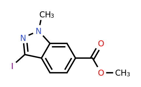 CAS 1041205-25-7 | Methyl 3-iodo-1-methylindazole-6-carboxylate