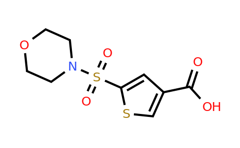 CAS 1041528-64-6 | 5-(Morpholine-4-sulfonyl)thiophene-3-carboxylic acid