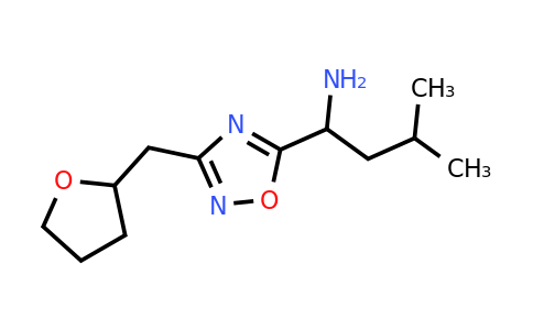 CAS 1041553-35-8 | 3-methyl-1-{3-[(oxolan-2-yl)methyl]-1,2,4-oxadiazol-5-yl}butan-1-amine
