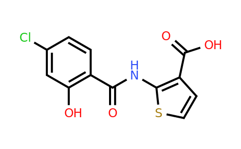 CAS 1041557-15-6 | 2-(4-Chloro-2-hydroxybenzamido)thiophene-3-carboxylic acid