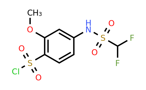 CAS 1041583-35-0 | 4-(difluoromethanesulfonamido)-2-methoxybenzene-1-sulfonyl chloride