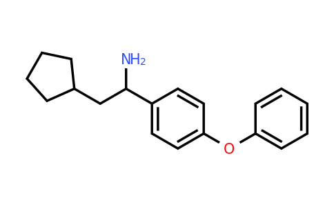 CAS 1041587-85-2 | 2-cyclopentyl-1-(4-phenoxyphenyl)ethan-1-amine