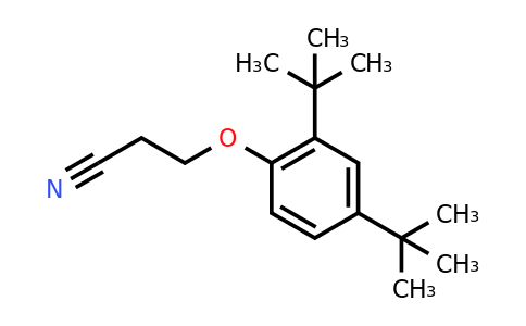 CAS 1041594-75-5 | 3-(2,4-Di-tert-butylphenoxy)propanenitrile