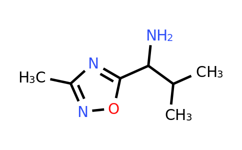 CAS 1041603-68-2 | 2-Methyl-1-(3-methyl-1,2,4-oxadiazol-5-yl)propan-1-amine