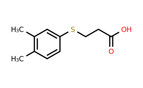 CAS 104216-46-8 | 3-[(3,4-dimethylphenyl)sulfanyl]propanoic acid