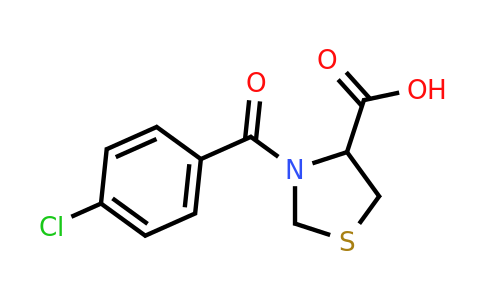 CAS 1042437-09-1 | 3-(4-Chlorobenzoyl)-1,3-thiazolidine-4-carboxylic acid