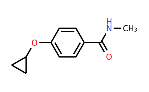 CAS 1042443-58-2 | 4-Cyclopropoxy-N-methylbenzamide