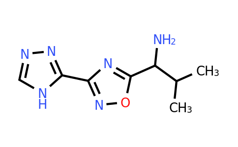 CAS 1042521-80-1 | 2-methyl-1-[3-(4H-1,2,4-triazol-3-yl)-1,2,4-oxadiazol-5-yl]propan-1-amine