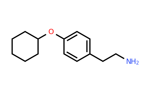 CAS 1042579-53-2 | 2-[4-(Cyclohexyloxy)phenyl]ethylamine