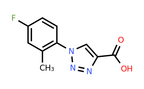 CAS 1042604-81-8 | 1-(4-fluoro-2-methylphenyl)-1H-1,2,3-triazole-4-carboxylic acid