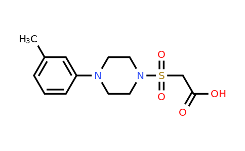 CAS 1042613-44-4 | 2-{[4-(3-methylphenyl)piperazin-1-yl]sulfonyl}acetic acid
