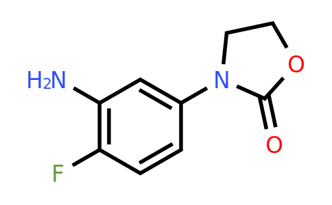 CAS 1042623-16-4 | 3-(3-Amino-4-fluorophenyl)-1,3-oxazolidin-2-one