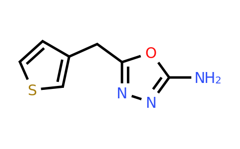 CAS 1042654-57-8 | 5-(Thiophen-3-ylmethyl)-1,3,4-oxadiazol-2-amine
