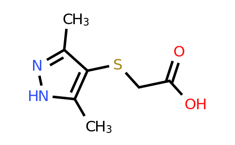 CAS 1042725-25-6 | 2-[(3,5-dimethyl-1H-pyrazol-4-yl)sulfanyl]acetic acid