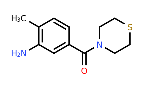CAS 1042776-32-8 | 2-Methyl-5-(thiomorpholine-4-carbonyl)aniline