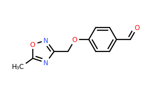 CAS 1042783-40-3 | 4-[(5-Methyl-1,2,4-oxadiazol-3-yl)methoxy]benzaldehyde