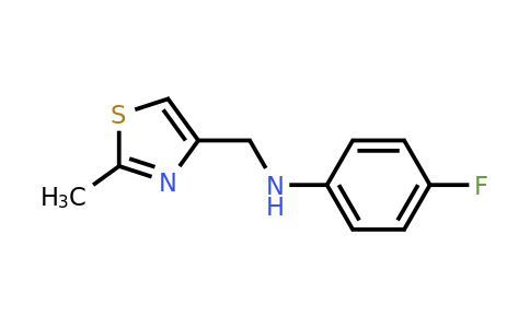CAS 1042790-42-0 | 4-Fluoro-N-[(2-methyl-1,3-thiazol-4-yl)methyl]aniline