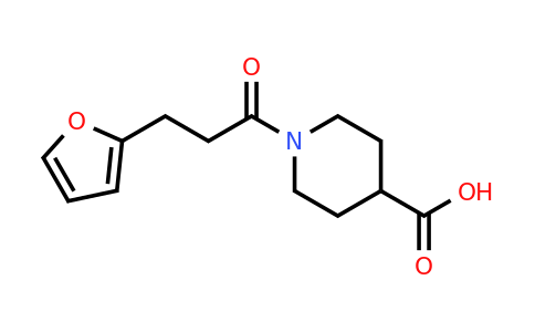 CAS 1042796-16-6 | 1-[3-(Furan-2-yl)propanoyl]piperidine-4-carboxylic acid