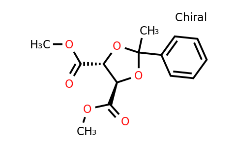 CAS 104333-83-7 | (4R,5R)-Dimethyl 2-methyl-2-phenyl-1,3-dioxolane-4,5-dicarboxylate