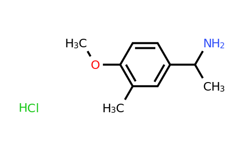 CAS 104338-21-8 | 1-(4-Methoxy-3-methylphenyl)ethanamine hydrochloride