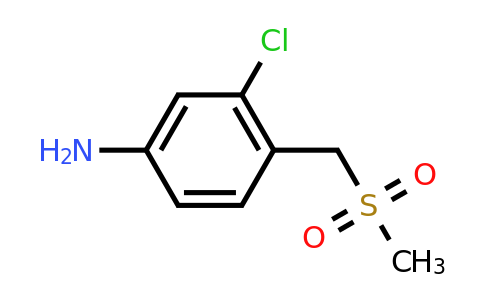 CAS 1044145-58-5 | 3-chloro-4-(methanesulfonylmethyl)aniline