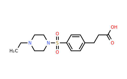 CAS 1044511-26-3 | 3-{4-[(4-ethylpiperazin-1-yl)sulfonyl]phenyl}propanoic acid