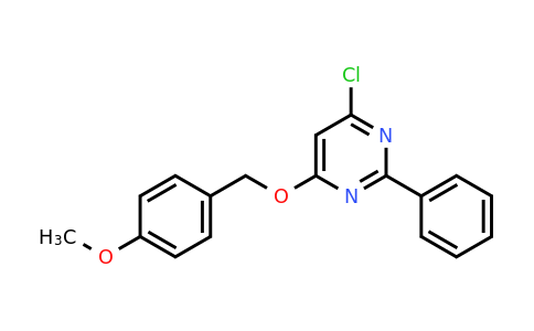 CAS 1044559-74-1 | 4-Chloro-6-((4-methoxybenzyl)oxy)-2-phenylpyrimidine